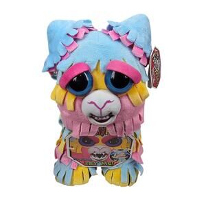 FEISTY PETS “OLLIE OLÉ” PLUSH – MULTICOLOR LLAMA – INTERACTIVE EXPRESSION – NWT